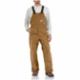 BIB OVERALL,FLAME RESIST DUCK,QUILT LND,BROWN